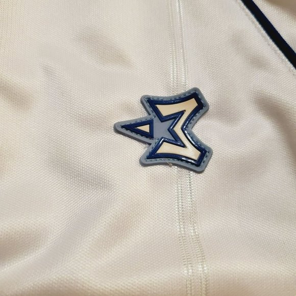 Starbury Men's Medium Basketball/Workout/Streetwear/Active Jacket White/Blue Med - Picture 5 of 8